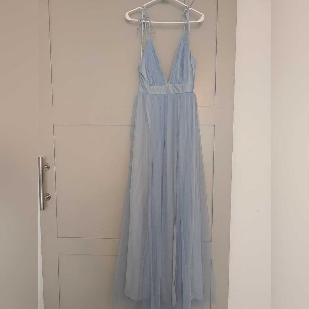 AMO Light Blue Maxi Dress